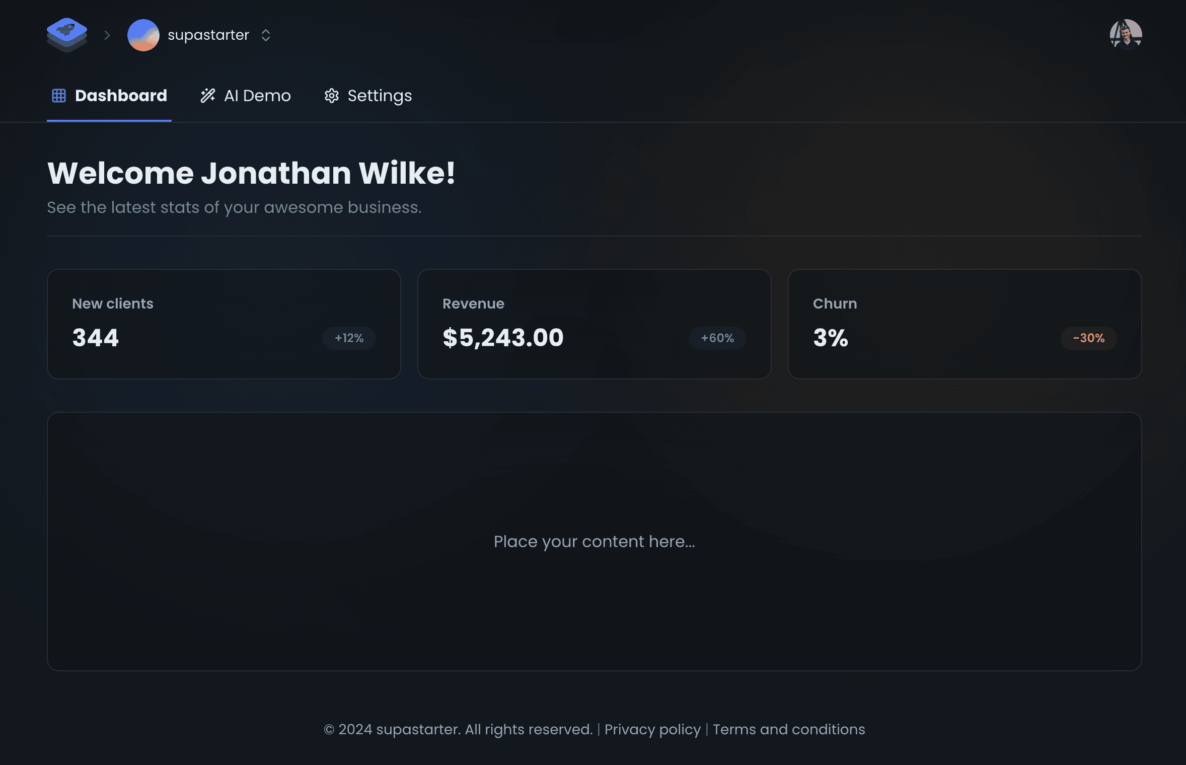 Demo of our yoga invoice management application